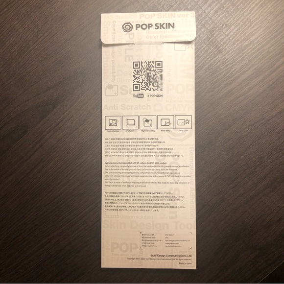 NEW Pop Skin Composition Book Style Wrap Vinyl Skin Apple Pencil 2nd Generation - Picture 3 of 4